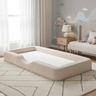 Imagem de Cama Montessoriana Infantil Solteiro Light - Com colchão - Little Duck (Linho)