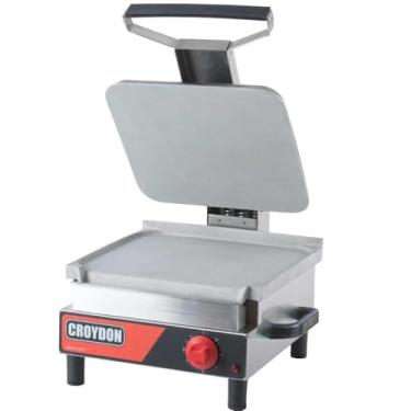 Imagem de Sanduicheira Elétrica Simples 220V Chapa Lisa Alumínio SASL - Croydon