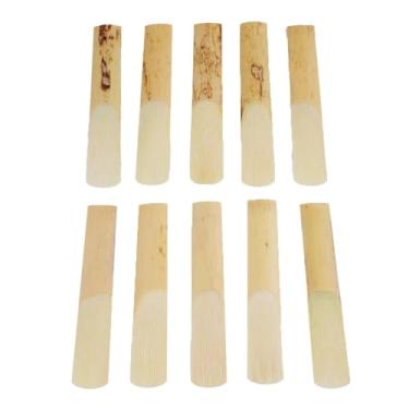 Imagem de Acessórios profissionais de saxofone 10 peças de palhetas de saxofone tenor eb força 2,5 instrumento de sopro de madeira acessórios de saxofone saxofone soprano palhetas de saxofone