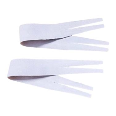 Imagem de harayaa Alças de mão para pratos, acessórios para instrumentos de percussão, alças de mão práticas e leves para músicos em eventos musicais, Cinzento/Branco