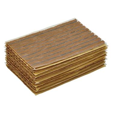 Imagem de ZERINT TS-135C100 Plugues de reparo de pneus sem câmara de carro sem câmara cordas de reparo de pneus tiras de borracha 1/8" x 4" marrom 100 tiras
