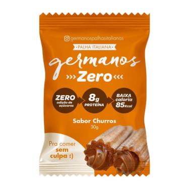 Imagem de Palha Italiana Germanos 8g de Proteína Zero Adição de Açúcares Sabor Churros 30g