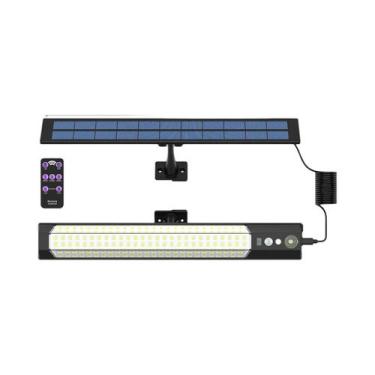 Imagem de Lâmpada De Parede LED Solar Com Sensor De Movimento Para Exterior IP65