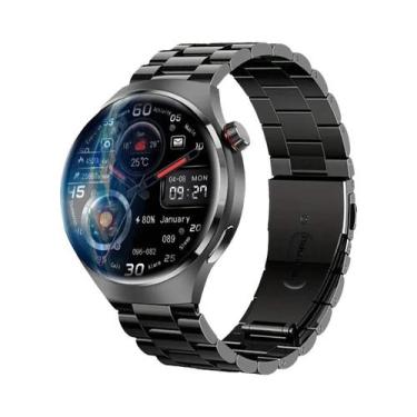 Imagem de Relógio Inteligente Masculino 4 Ultra HD AMOLED Com GPS, Monitor De Fr