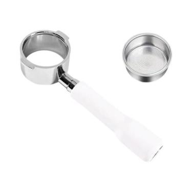 Imagem de Portafiltro Sem Fundo De Aço Inoxidável De 51 Mm Para Delonghi EC200 E