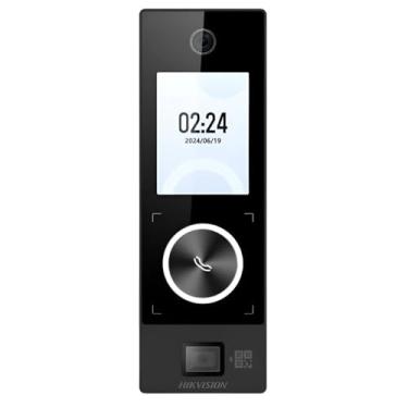 Imagem de Controle de Acesso DS-K1T323MBWX-QRE1 com Leitura Facial e QR Code – Terminal Avançado para Portarias e Empresa