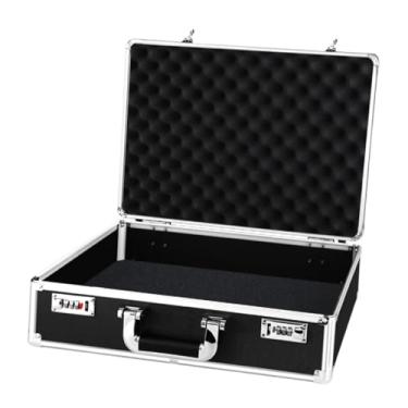 Imagem de KiBcsLic Caso de Alumínio de Alumínio Da Mala Da Mala Branda para Documentos para Documentos Caixa de Ferramentas Anti -choque Versátil, Xl