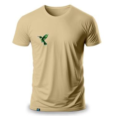 Imagem de Camiseta Masculina com Estampa Beija flor da Cura 100 Algodão Fio 30.1