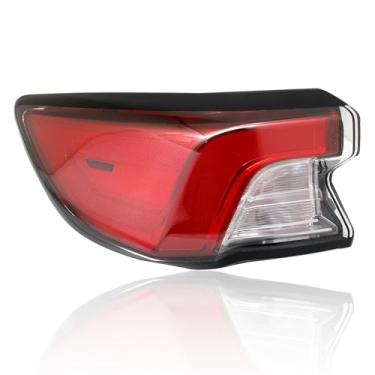 Imagem de XQSMWF Conjunto de luzes traseiras externas compatível com Ford Escape 2020 2021 LJ6Z13405 5 pinos lado esquerdo do motorista lâmpada traseira de freio