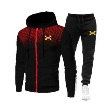 Imagem de Conjunto De Treino Masculino De Inverno 2025: Moletom Moderno E Calça 