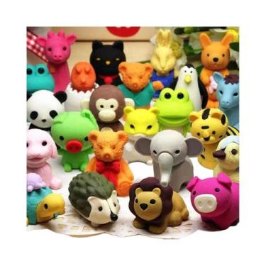 Imagem de Apagadores 3D De Animais Fofos Para Estudantes, Pacote Com 10 a 30 Peç