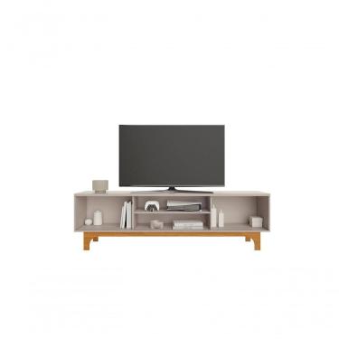 Imagem de Rack Para Tv Até 70 Polegadas Trunfo Candian - Jcm Movelaria Off White-cinamomo