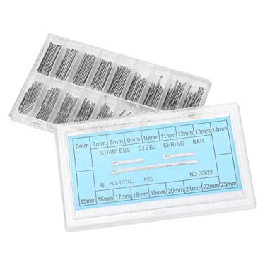 Imagem de Kit de reparo de relógio profissional 360 peças pulseira de relógio de aço inoxidável pinos de barra de mola para todas as marcas de relógios