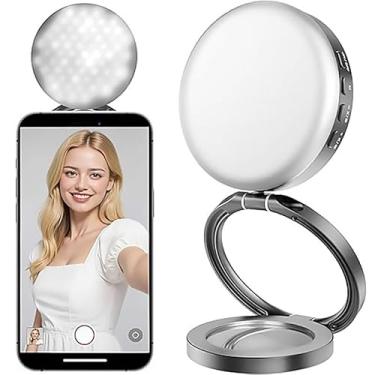 Imagem de Luz Magnética Para Selfie, Suporte Portátil Celular, Ring Light Anel De iPhone, De Preenchimento LED Fotografia