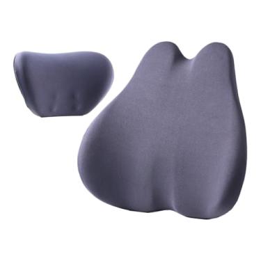 Imagem de Almofada Para Apoio Cervical e Lombar Para Carro | Acessórios Para Bancos De Automóvel,Suporte Cervical e Lombar Automotivo - Para Caminhonetes Sedãs SUVs Condutores Viagem Urbana Trajetos