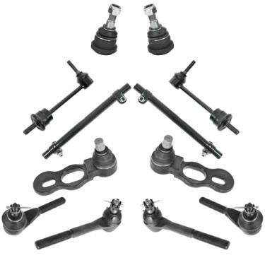 Imagem de 12 Piece Steering & Suspension Kit Ball Joints Tie Rods Sway Bar End Links