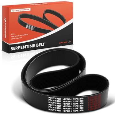 Imagem de A-Premium Correia de transmissão serpentina do motor de 48,34 polegadas compatível com Peterbilt 365 386 579 587 2014 e Kenworth T660 T680 T880 2014, T800 2013-2014, 12,9L