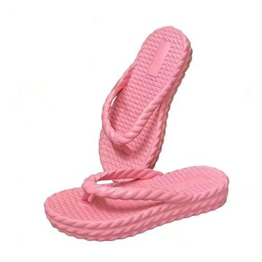 Imagem de Femininas Comfortáveis e Estilosas – Chinelos de Praia com e Solado Antiderrapante(Rosa Bebê,36)