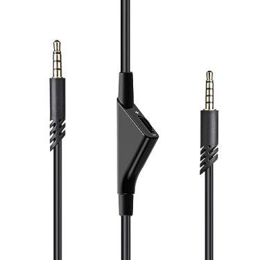 Imagem de Generic Substituição do Cabo de áudio do Fone de Ouvido Som Claro Estéreo 3D Sem Perdas para Astro A10 A40 A30, Roda de Volume Ajustável, Comprimento de 2 M, para Amantes de Jogos