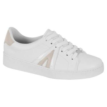 Imagem de Tênis Vizzano Feminino Casual Básico Confortável Original, Branco, Cin