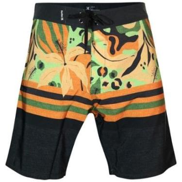 Imagem de Bermuda Hurley Boardshorts Aloha Mescla Preta Masculina-Masculino