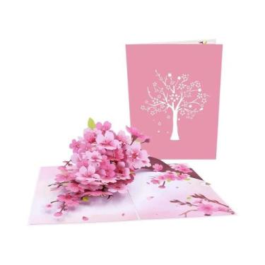 Imagem de Cartões De Aniversário Florais Com Orquídeas Cymbidium, Cartão Pop-up 