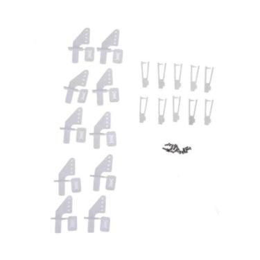 Imagem de Conjunto De 10 Peças De Nylon Médio Com Trava Para Aeromodelos RC De A