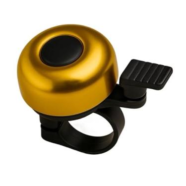 Imagem de Buzina De Bicicleta Sininho Bike Trim Trim Campainha Sino(Amarelo,3 Unidades)