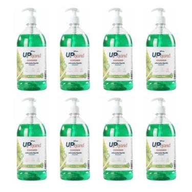 Imagem de Kit com 8 Sabonetes Líquidos Glicerinados Para Mãos 1L - Up Hand Essential Erva Doce