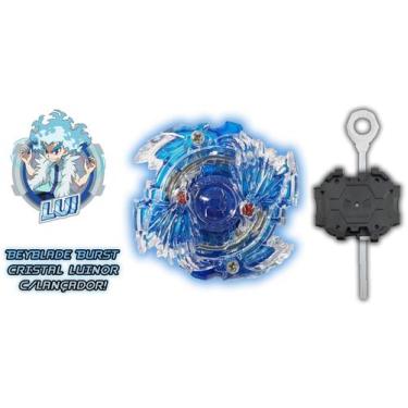 Imagem de Beyblade Burst Cristal Luinor + Lançador Beyblade Burst Promo - Tornad