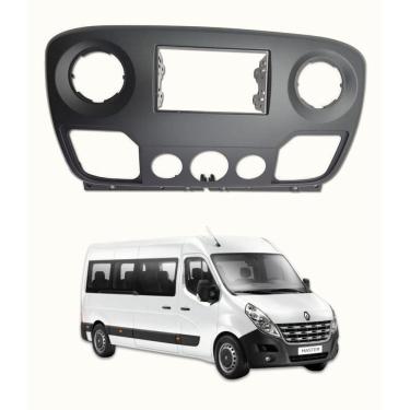 Imagem de Moldura 2 DIN p/ Renault Master 2012+ - Preto