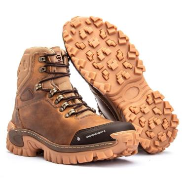 Imagem de Bota Masculina US de Couro Coturno Conquest Cor-Unissex
