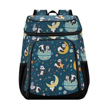 Imagem de Mochila térmica térmica portátil com 36 latas Panda Space Sleeping Panda para trabalho