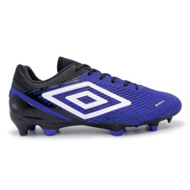 Imagem de Chuteira Umbro Campo Gravity Masculina (Azul e Preto, BR, Adulto, Numérico, 43)