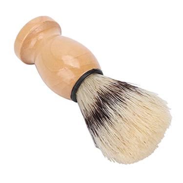 Imagem de Cryfokt Escova de Barbear Masculina Portátil, Produção de Espuma Confortável para Uso Em Salão de Beleza, Ferramenta de Barbear Leve ABSP para Viagens Em Família