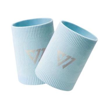 Imagem de Pulseiras Esportivas Respiráveis que Absorvem O Suor Para Tênis, Corri