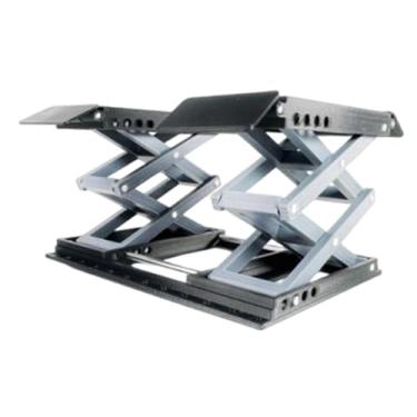 Imagem de menolana Elevador de carros em escala 1/18, modelo para fotografia, simulação, miniatura de máquina de manutenção, colecionáveis, modelos de carros para, Preto