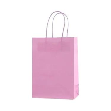 Imagem de Sacolas De Presente Coloridas De Papel Kraft, 10 Unidades, Sacolas De 