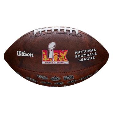 Imagem de Bola De Futebol Americano Wilson NFL Super Bowl LIX Throwback-Unissex