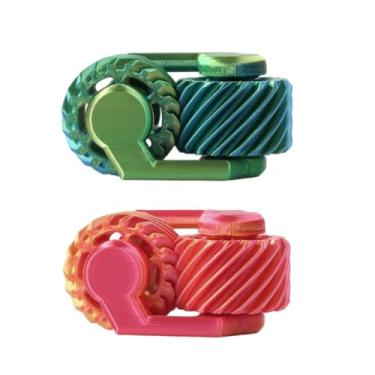 Imagem de 3D Printed Spiral Fidget Spinner Gears, Amusing Fingertip Spinning Rotating Gear Toy, Sensory Rotating Toy For Relieving Anxiety, Suitable for Among Colleagues Novel Gift Options (2)