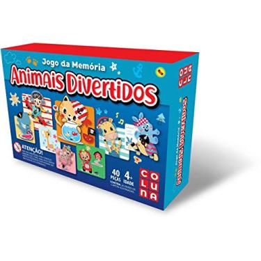 Imagem de Coluna Jogo Da Memoria Animais Divertidos Coluna Multicor