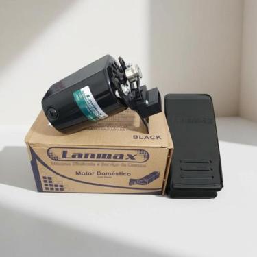 Imagem de Kit Motor com Pedal para Máquina de Costura Doméstica Lanmax Uso Geral