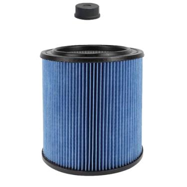 Imagem de MZY LLC Filtro de cartucho 17907 para Craftsman Shop Vac 5 a 20 galões, filtro de poeira fino plissado de 3 camadas serve para Craftsman 17907 9-17907 Aspirador seco úmido
