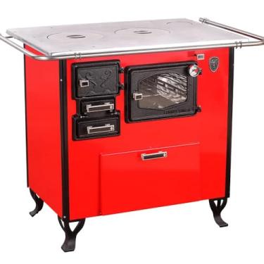 Imagem de Fogão A Lenha C Forninho Dir Vermelho Alumínio N1