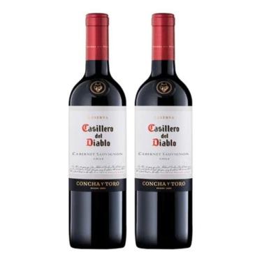 Imagem de Kit 2 Vinhos Casillero Del Diablo Cabernet Sauvignon 750ml