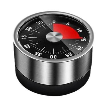 Imagem de Temporizador Digital Manual Portátil De Aço Inoxidável Com Anel Magnét