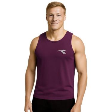 Imagem de Regata Diadora Small Logo Masculina - Bordô P-Masculino