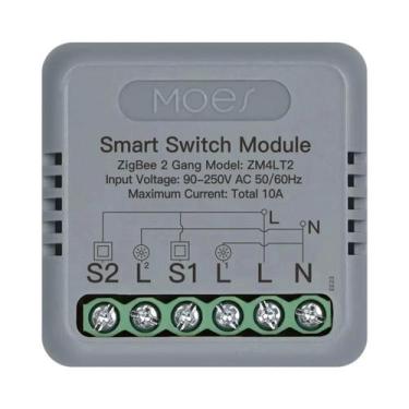 Imagem de Módulo Mini Interruptor Inteligente WiFi Zigbee 1-4 Canais DIY Com Con