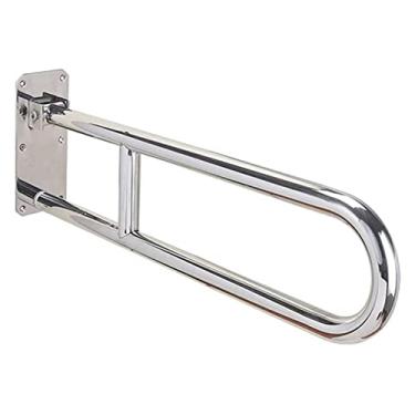 Imagem de HDVLXZLY Barra de apoio, barra de apoio de banheiro, cabo de chuveiro, barra de apoio de vaso sanitário, barras de apoio para banheiro, barra de suporte de assento de banheiro, alças de mão para casa