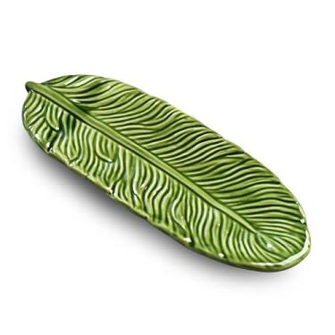 Imagem de Koythin Bandeja de pratos de joias, prato de anel, bandeja de bugiganga de folhas de cerâmica, tigela para chaveiro, prato decorativo, presentes de aniversário da amizade dos namorados para amigas